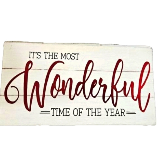 Hand Crafted Holiday Wall Decor Christmas Sign - Picture 12 of 14